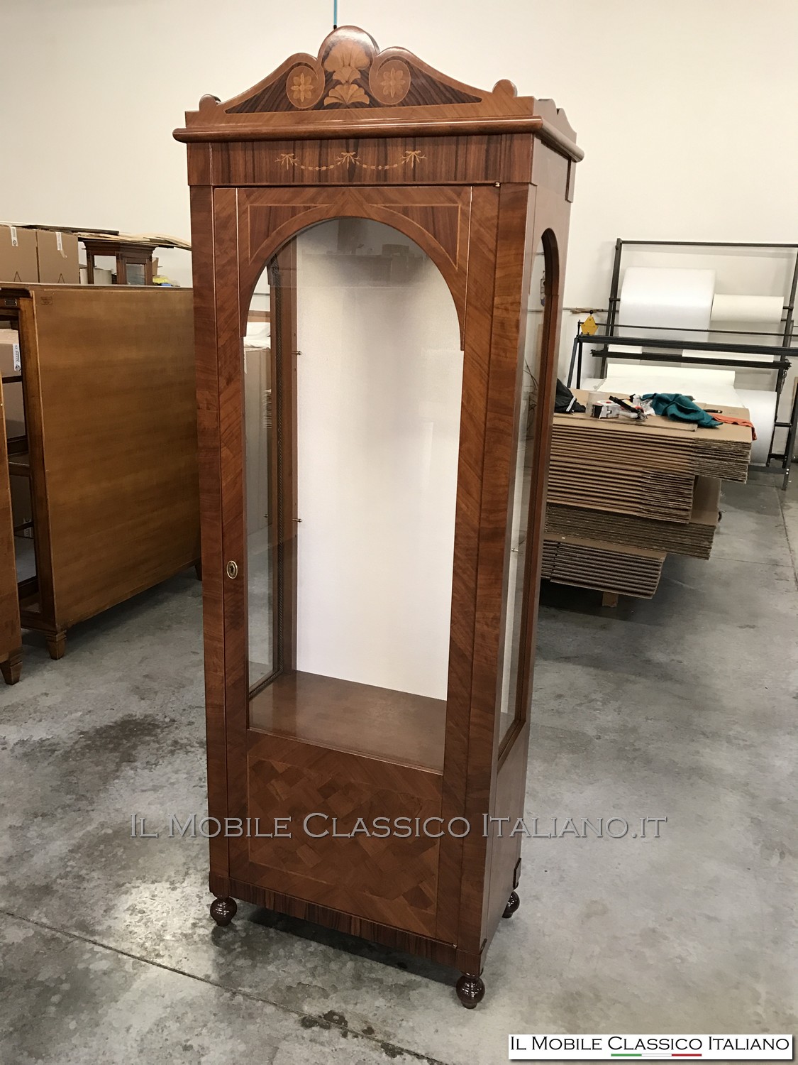 vetrinetta legno classica